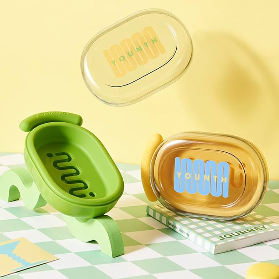 Mbajtëse sapuni me kuti akrilike vezake Youth me kapak