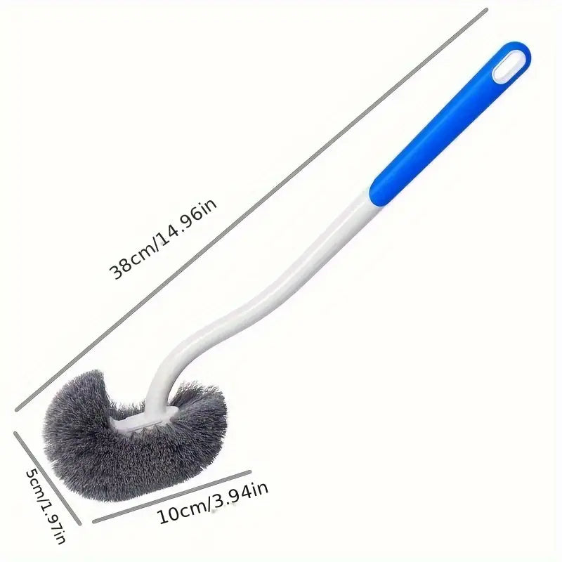 Furçë pastrimi për tualet me varje në mur e formë S