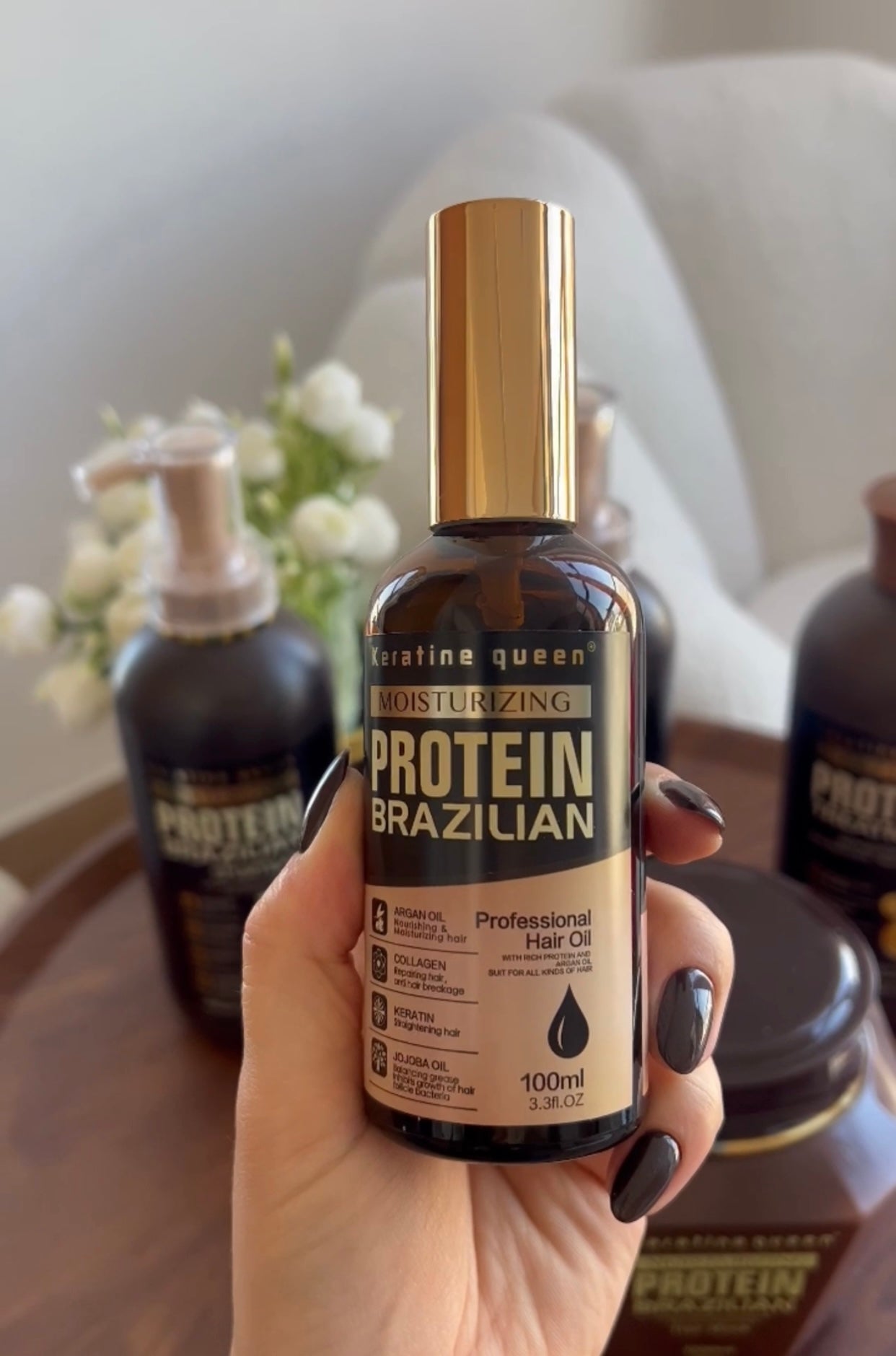 Serum për flokët me proteinë KQ