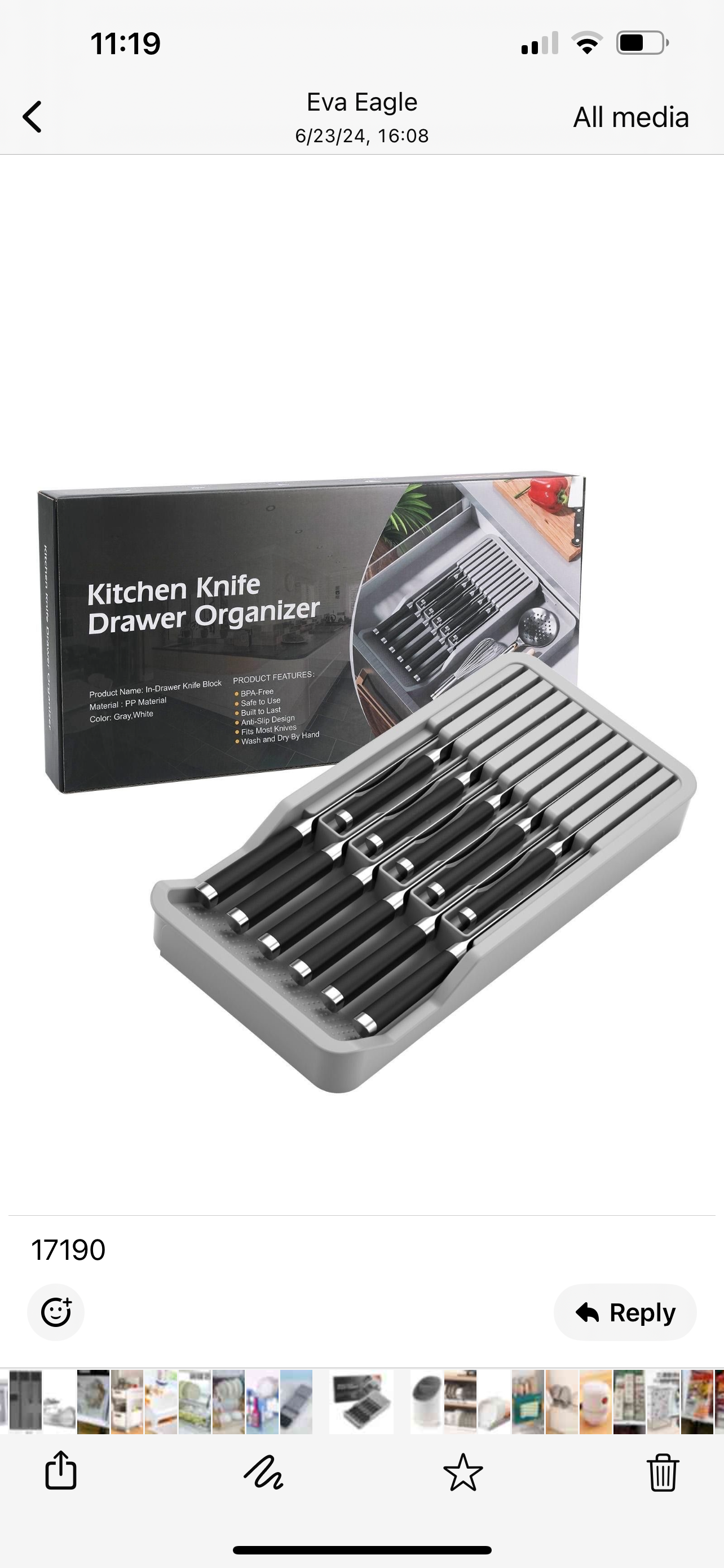 Organizuese për thika me zgjerim