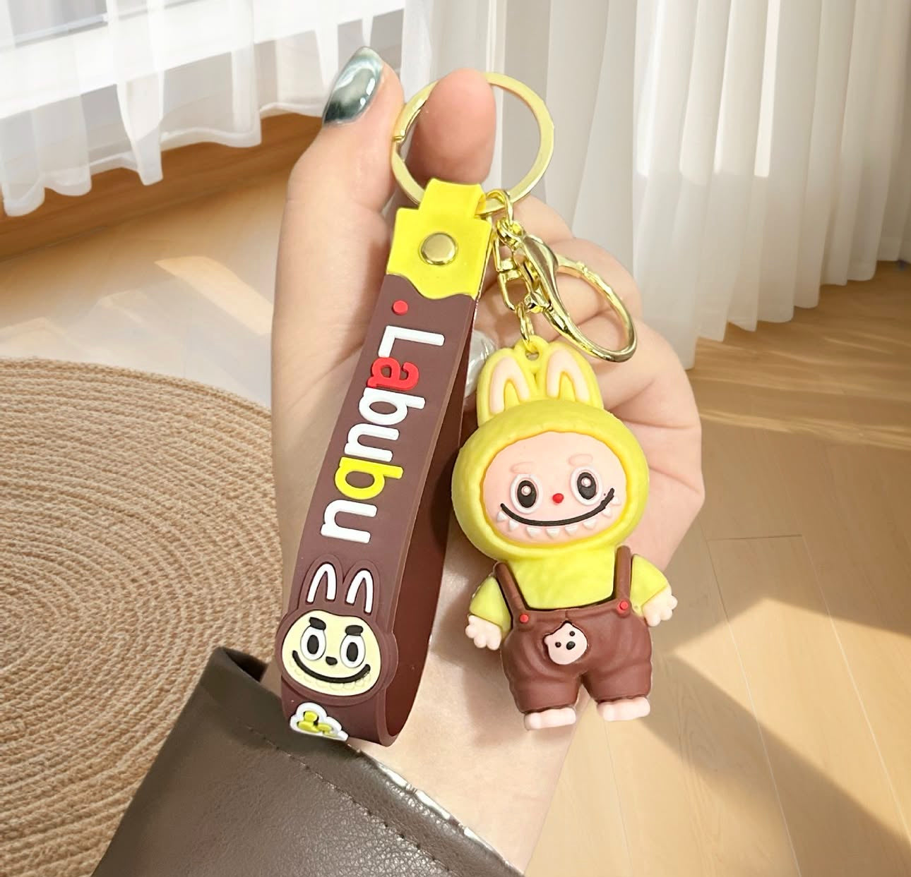 Varëse çelsash silikoni me Labubu