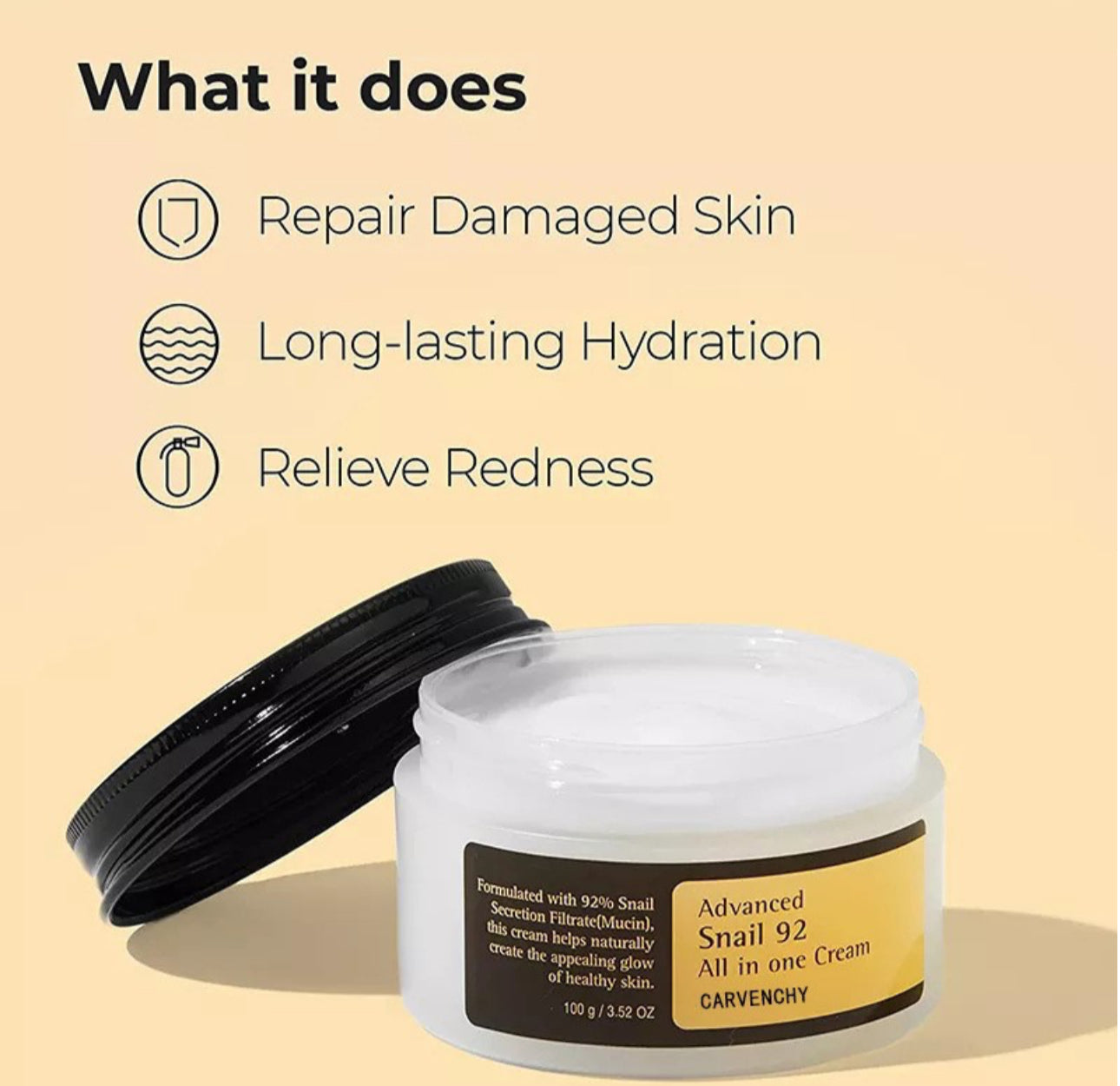 Krem ekstrakt kërmilli me disa përfitime për lëkurën