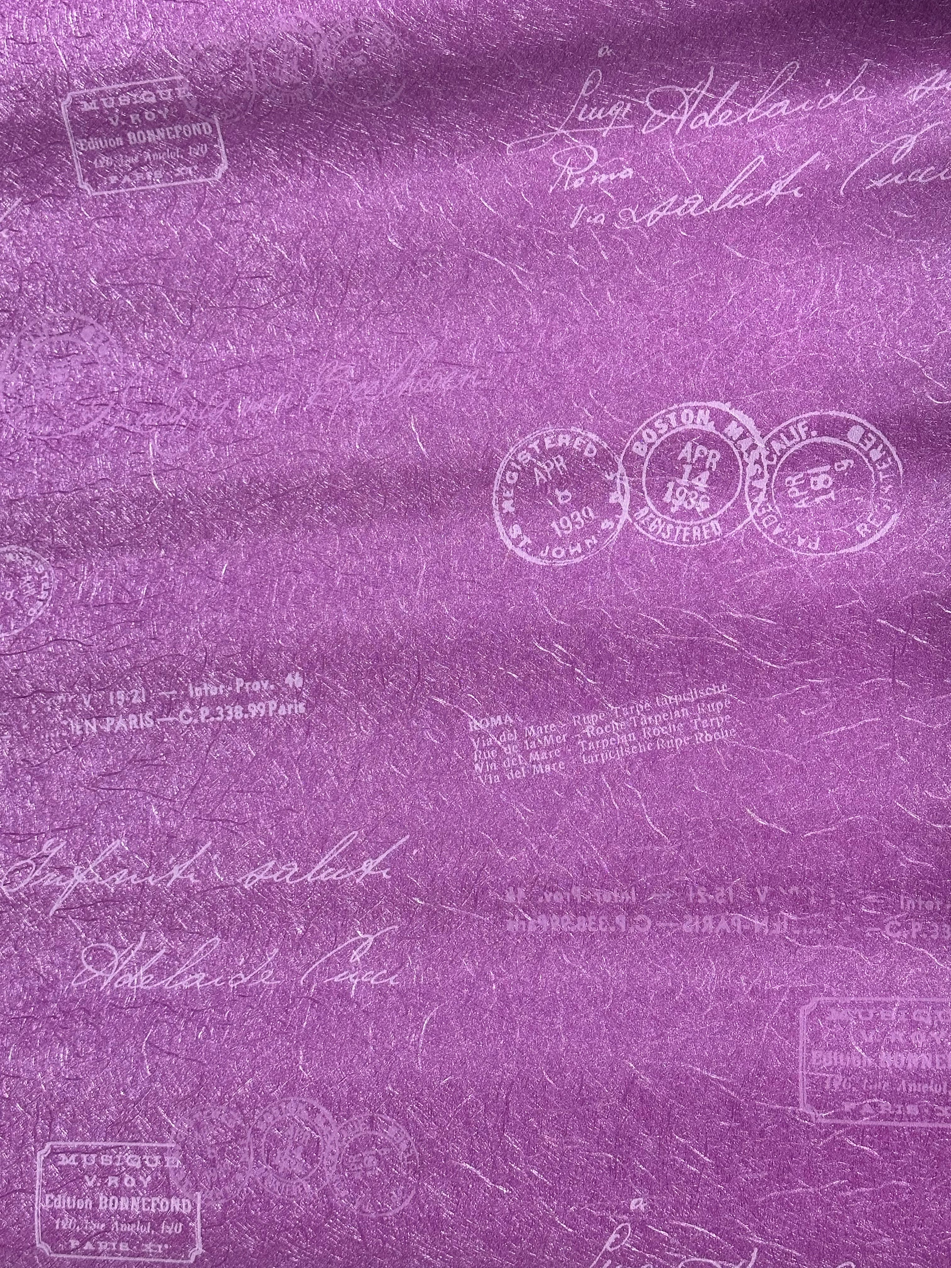 Letër muri lejla me shkrime dhe stampa