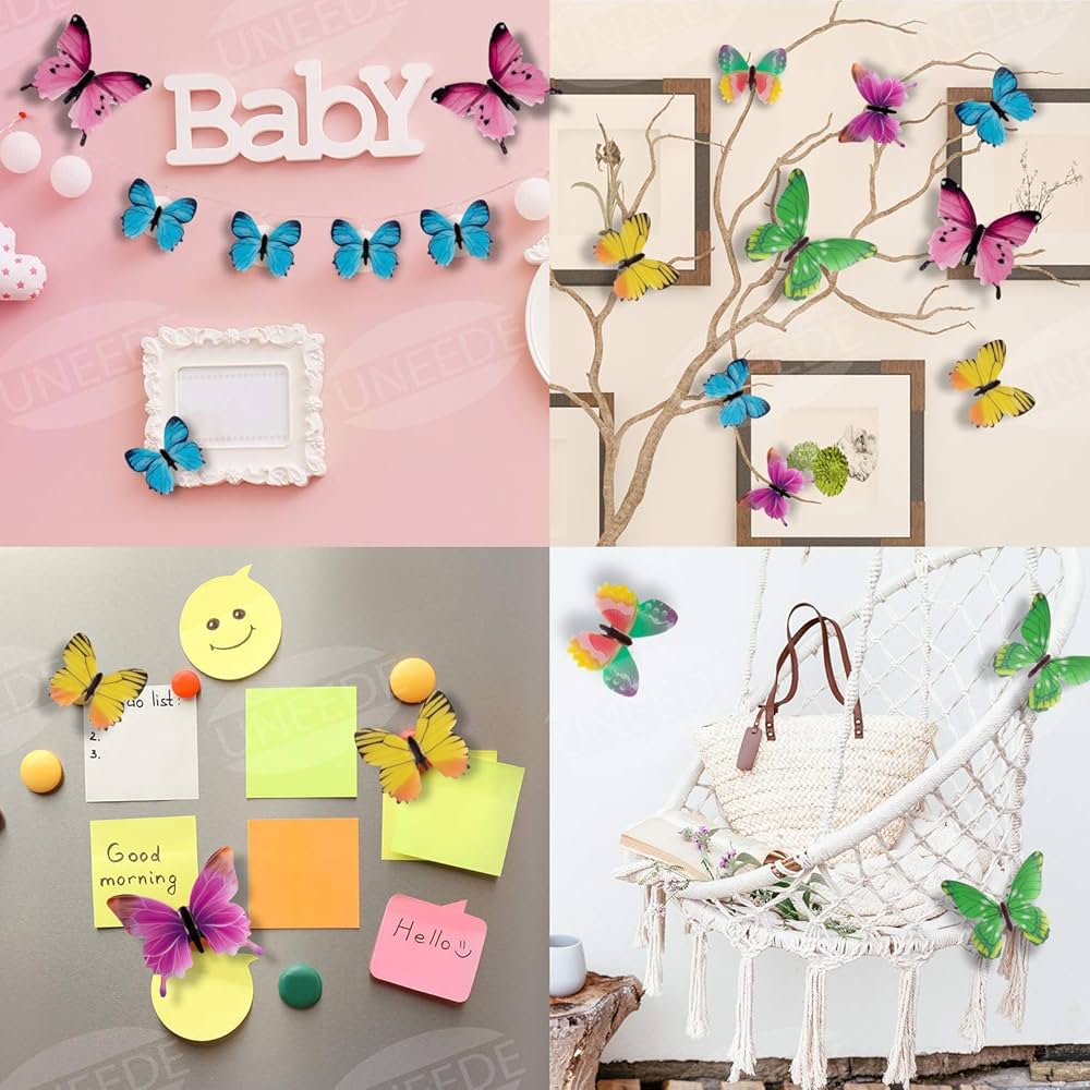 Flutura 8D për të dekoruar murin