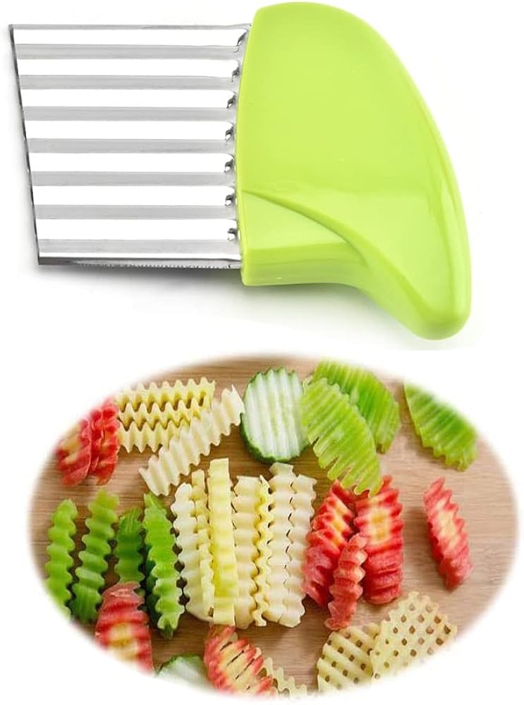 Thikë prerëse për perime me valëzime