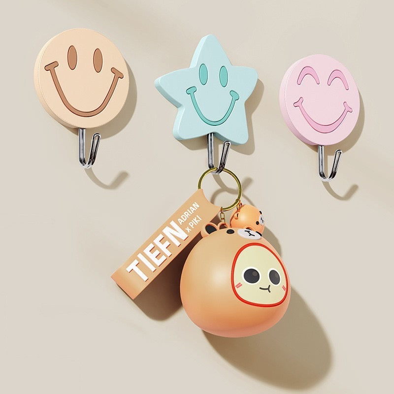 Varëse me montim në murë, 2 copë, yll, smile