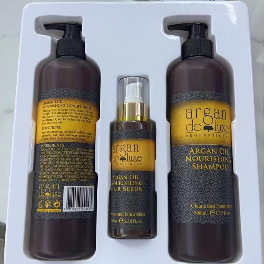 Set me shampo/ condition/ serum argani 3n1