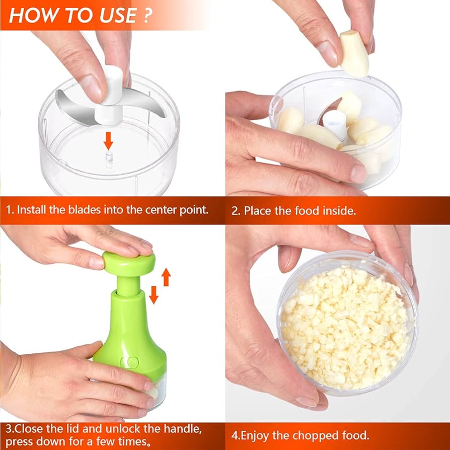 Copëtuese manuale e shpejtë për perime Meileyi