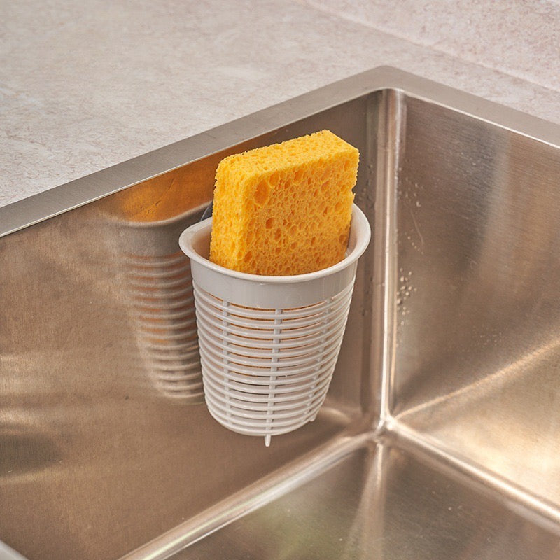 Organizuese plastike me ngjitje me vakum për aksesorët e kuzhinës