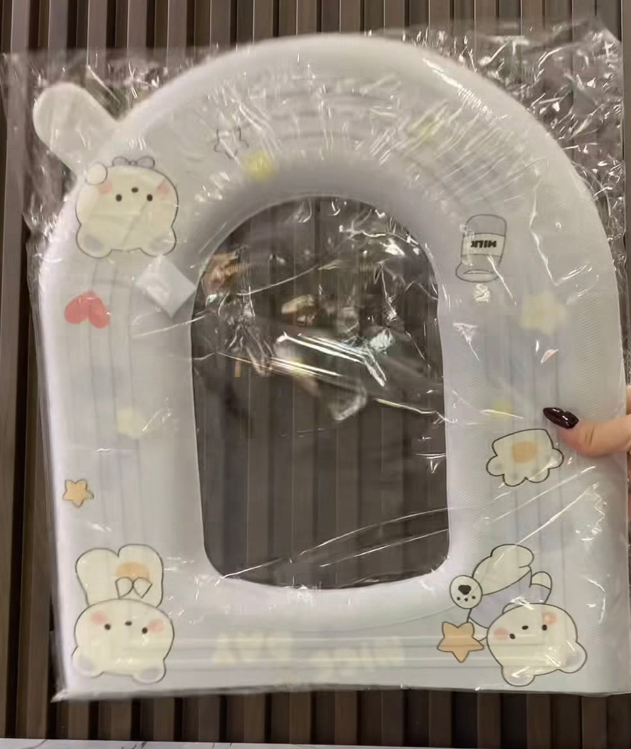 Mbrojtëse foam waterproof për tualetin me dizenjo kafshësh