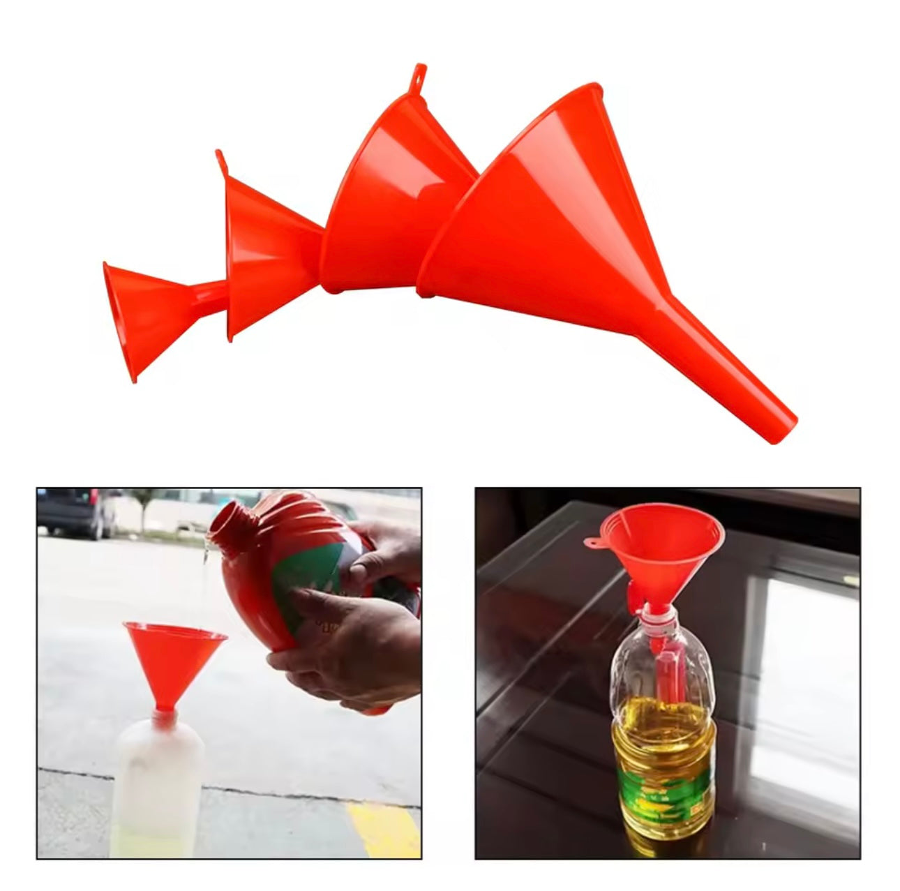 Hinkë manuale plastike, në ngjyrë të kuqe