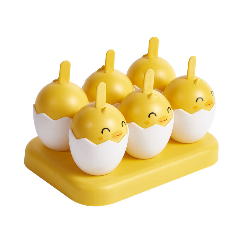 Formë për akullore ose kasata si vezë me zogj