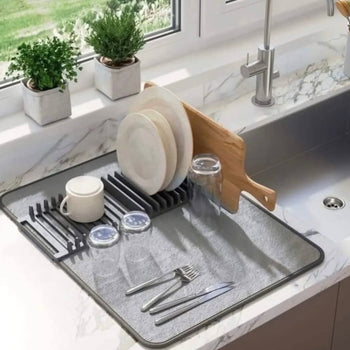 Bazament tharës enësh 2-në-1 me shtresë mikrofibre thithëse