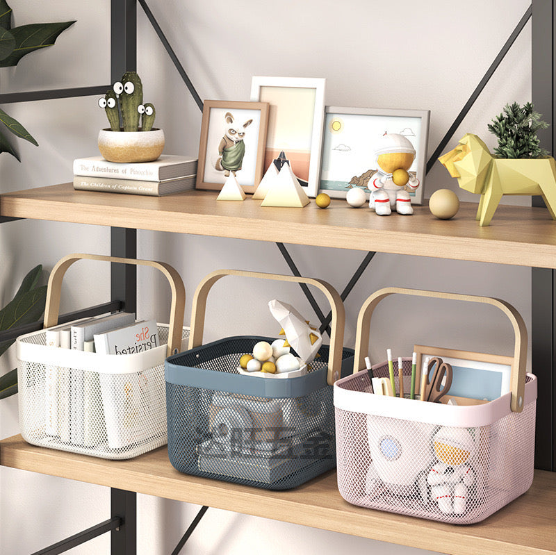 Shportë metalike organizuese/ multifunksionale, formë katrore