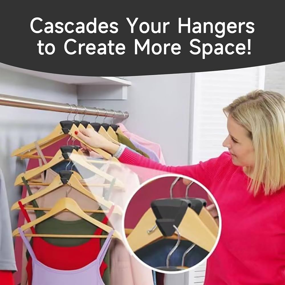 Aksesorë për varëset e rrobave për të ruajtur hapësirë