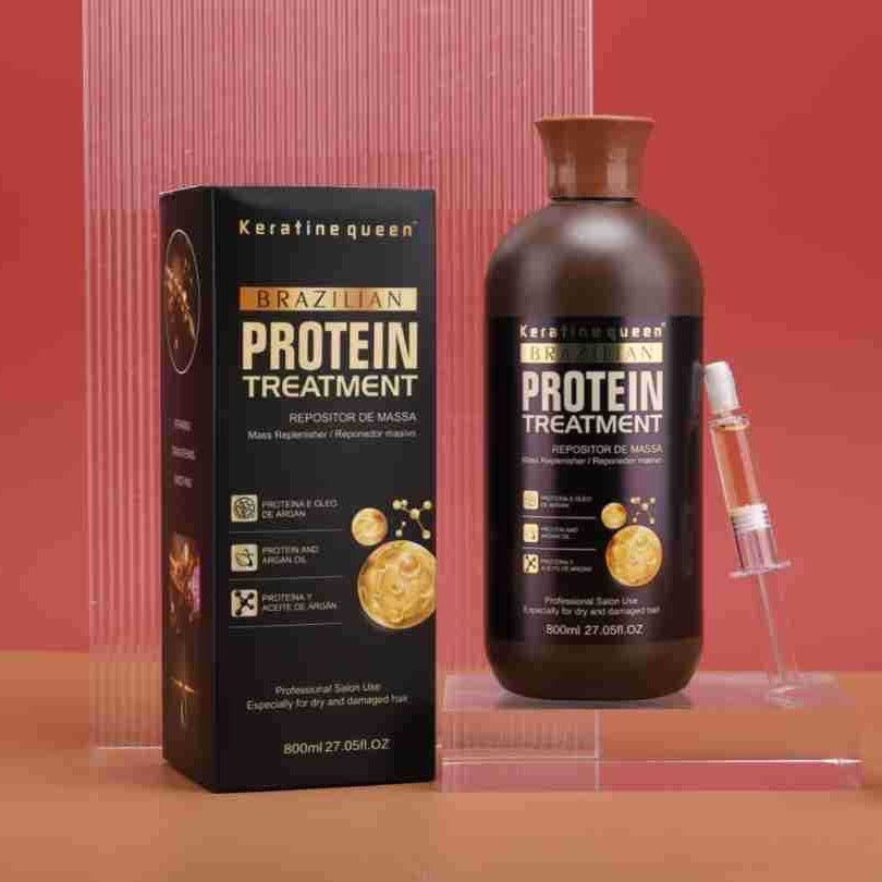 Trajtues me proteinë për flokët