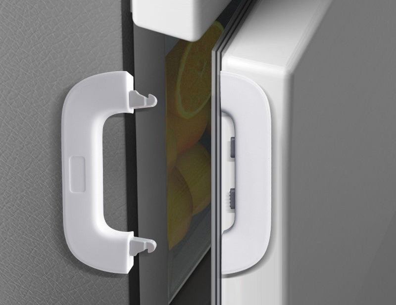 Bllokues sigurie për frigorifer ose dollap, mbron fëmijët dhe ruan sigurinë në shtëpi