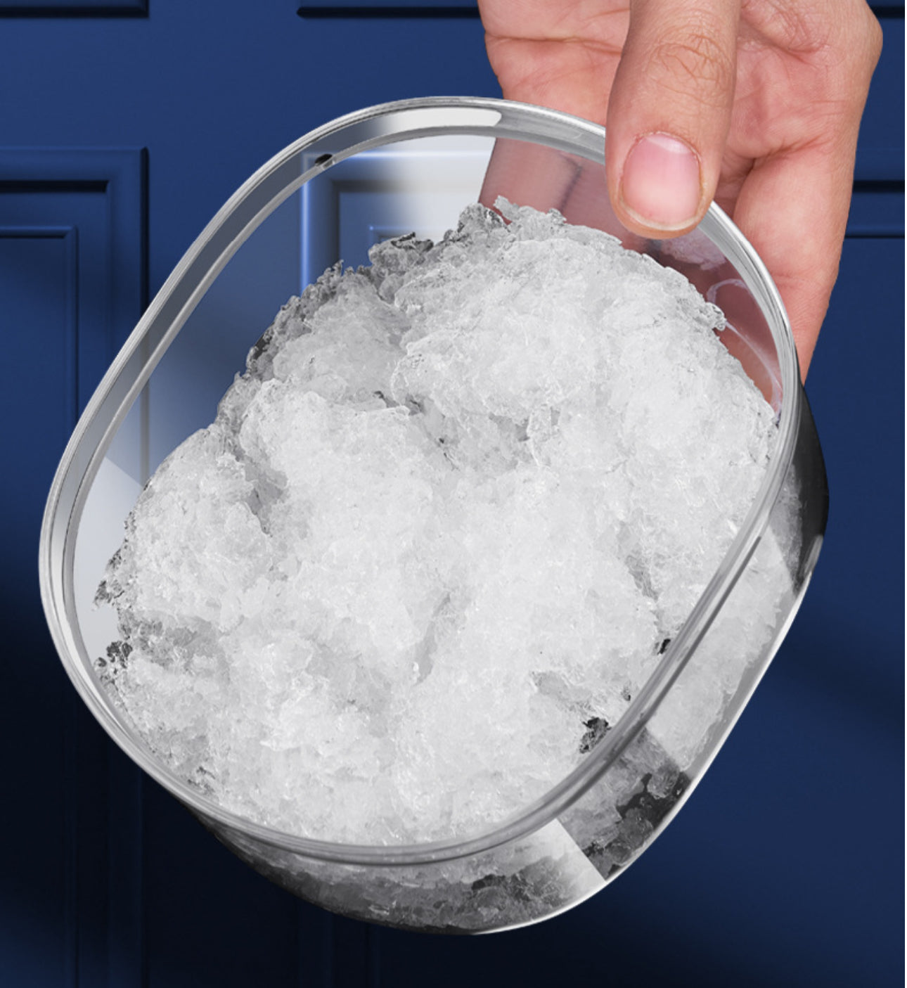 Grirëse akulli mekanike plastike në formë rrethore