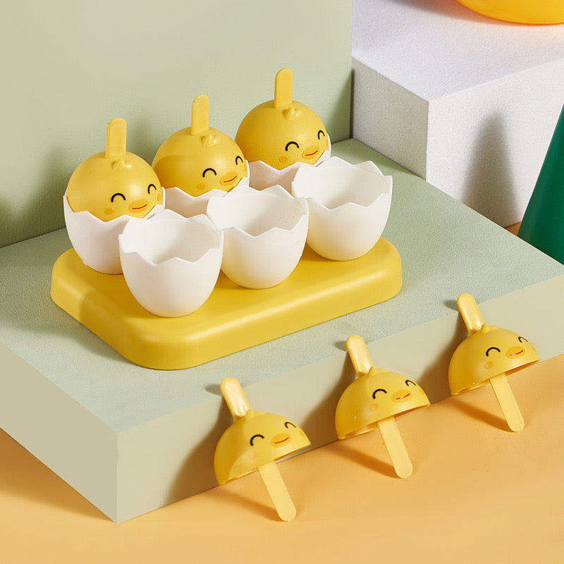 Formë për akullore ose kasata si vezë me zogj