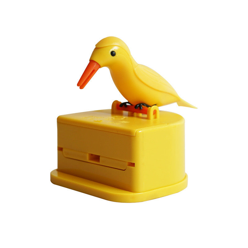 Mbajtëse plastike për kunjat e dhëmbëve me kanarinë