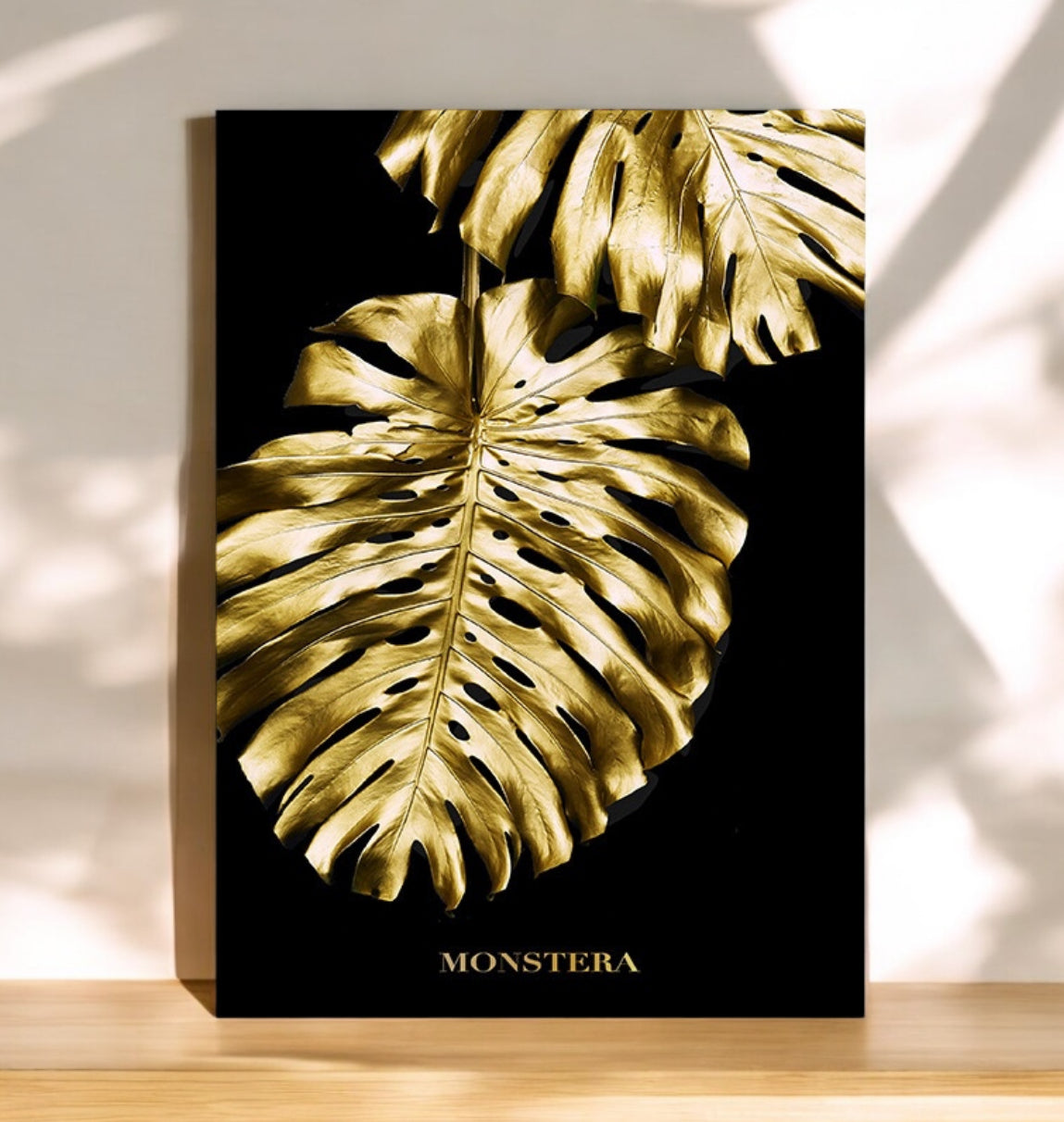 Kanavace me gjethe gold