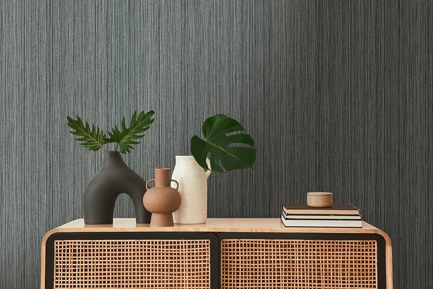 Letër muri me vija gold dhe silver