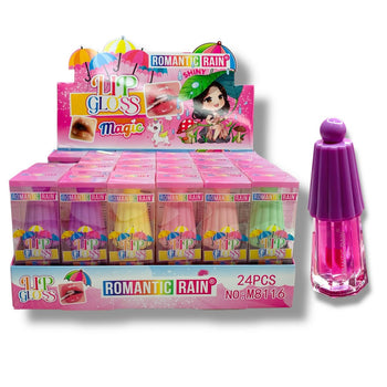 Lip gloss me kapak si çadër nga Romantic Rain