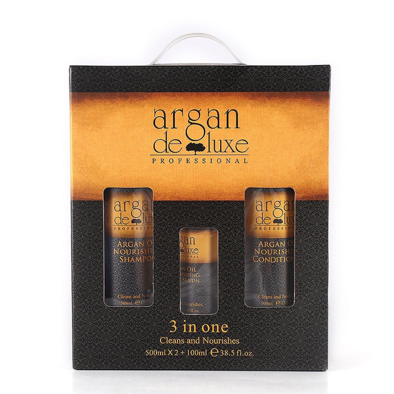Set me shampo/ condition/ serum argani 3n1