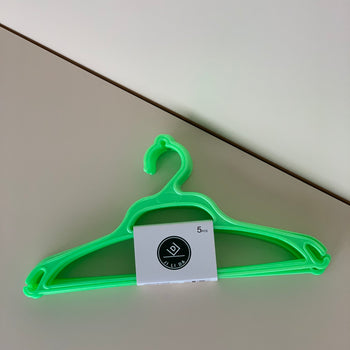 Varëse rrobash plastike, set 5 copë