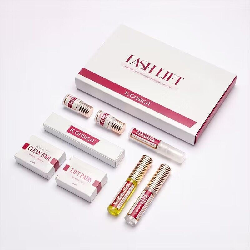 Set për kthimin e qerpikëve Lash Lift me 8 pjesë ICONSIGN