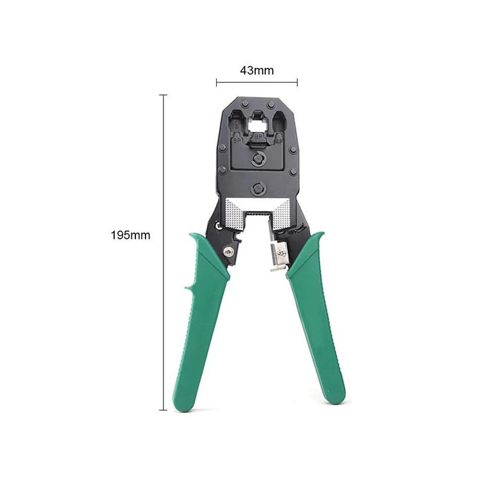 Pinca për prerje kabujsh dhe ngjitje konektorësh, rrjeti 4-6 dhe 8 pin per ip