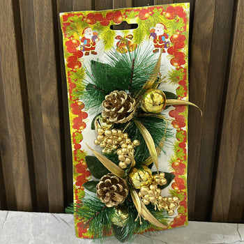 Set me dy copë, fjongo me boce pishe në ngjyrë gold