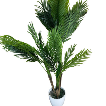 Palme dekorative artificiale me gjethe të dendura