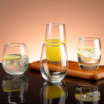 Gotë qelqi e thjeshtë 580ml, set 6 copë