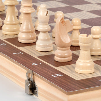 Lojë shahu 3n1 (Chess / Checkers / Backgammon)