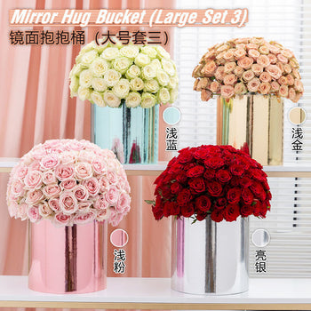 Kuti paketimi me shkëlqim, cilindër, set 2 pcs