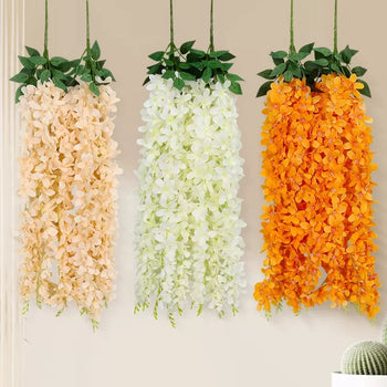 Degë artificiale me lule të vogla