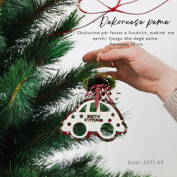 Dekor për pemën “Merry Chrismass”