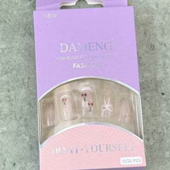 Thonj fallco me dizajn qershie dhe fjongo, 24 copë