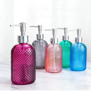 Dispenser sapuni xhami ngjyrë vjollcë