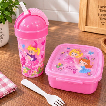 Set ushqimi për fëmijë me princesha