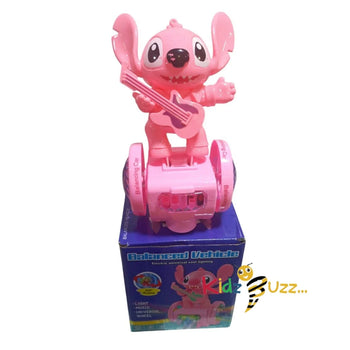 Lodër Stitch me rrota lëvizëse dhe kitare