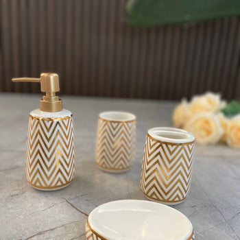 Set qeramike me aksesore tualeti x4