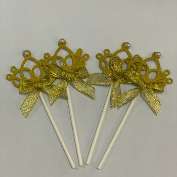 Dekor për pjesën e sipërme të tortës x4 (cake topper)
