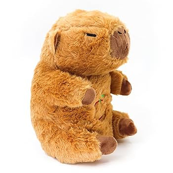 Capibara pellushi me frymëmarrje dhe muzikë e dritë