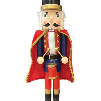 Ushtar prej druri “Nutcracker” duke i rënë daulles, 57 cm