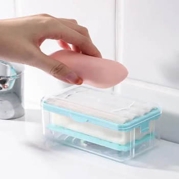 Mbajtese sapuni portative me rrul