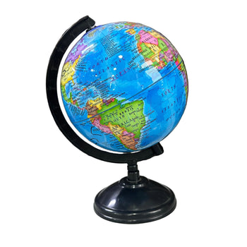 Glob dekorativ tavoline, hartë botërore me bazë rrotulluese H17cm