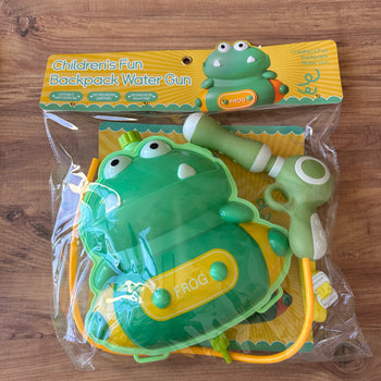 Pistoletë uji me dispenser uji në formë çante me bretkose