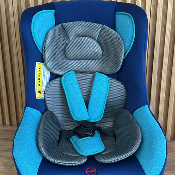 Sexholino për fëmijë në 2 nuanca, bojëqiell, gri dhe kuqe